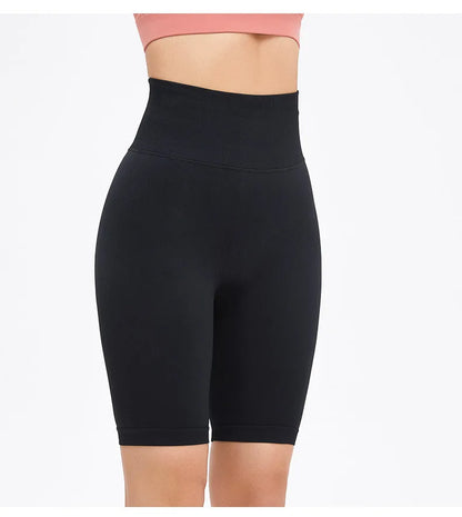 High-Waist Sports Shorts